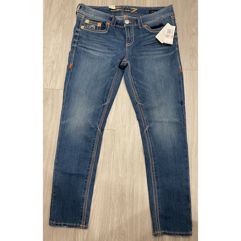 NWT Seven7 Women's Skinny Jeans SZ 15 32 MSRP $69